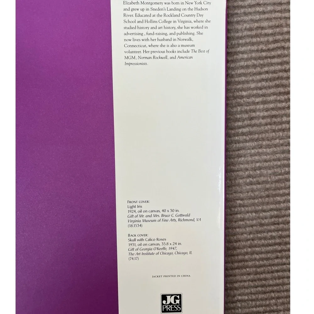 Georgia O'Keeffe Elizabeth Montgomery Art History Book Hardcover JG Press 1993
